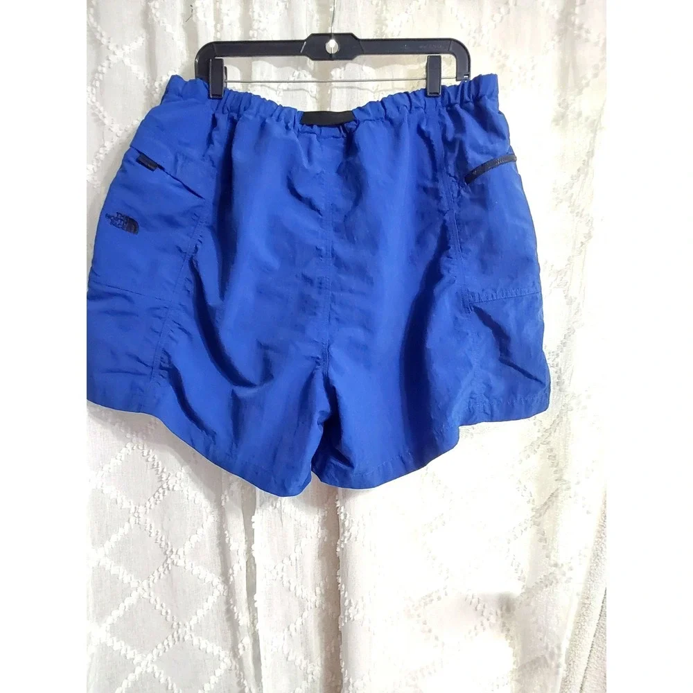 The North Face Mens‎ Blue Supplex Nylon Hiking Shorts Belted Mesh Lined XXL